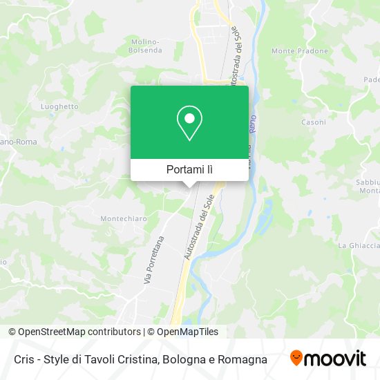 Mappa Cris - Style di Tavoli Cristina