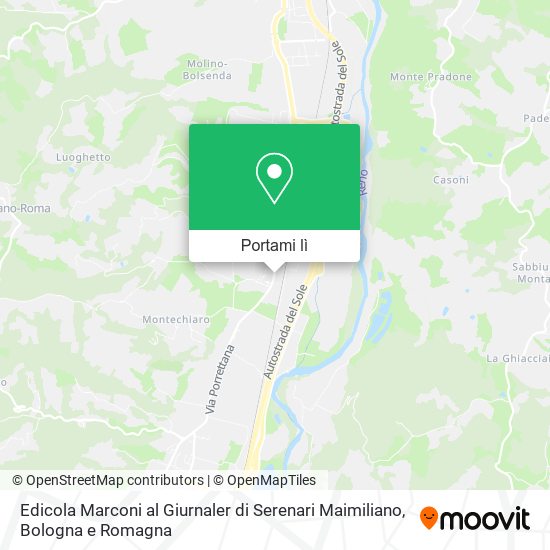 Mappa Edicola Marconi al Giurnaler di Serenari Maimiliano