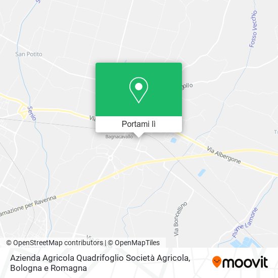 Mappa Azienda Agricola Quadrifoglio Società Agricola