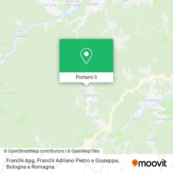 Mappa Franchi Apg. Franchi Adriano Pietro e Giuseppe