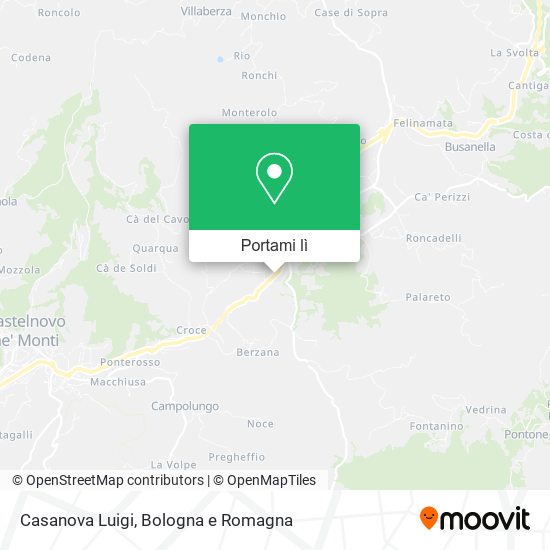 Mappa Casanova Luigi
