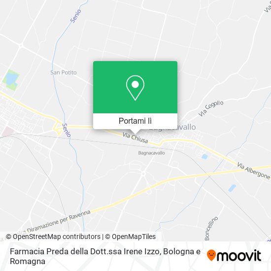 Mappa Farmacia Preda della Dott.ssa Irene Izzo