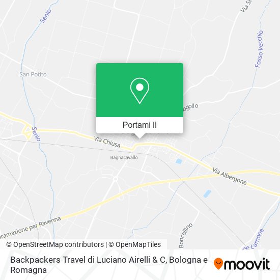 Mappa Backpackers Travel di Luciano Airelli & C