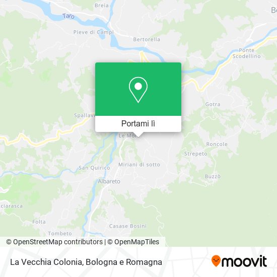 Mappa La Vecchia Colonia