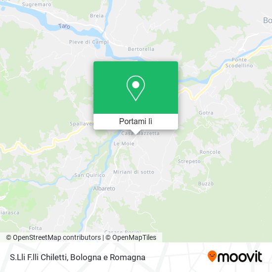 Mappa S.Lli F.lli Chiletti