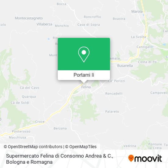 Mappa Supermercato Felina di Consonno Andrea & C.