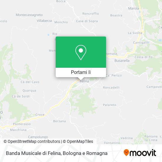 Mappa Banda Musicale di Felina