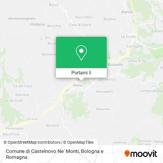 Mappa Comune di Castelnovo Ne' Monti