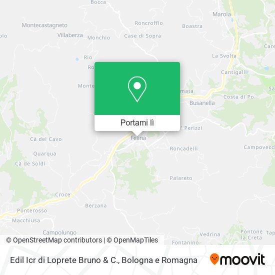 Mappa Edil Icr di Loprete Bruno & C.