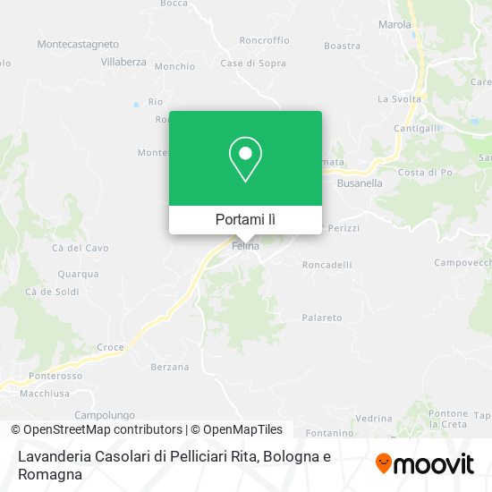Mappa Lavanderia Casolari di Pelliciari Rita
