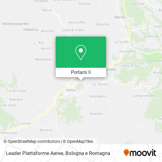 Mappa Leader Piattaforme Aeree