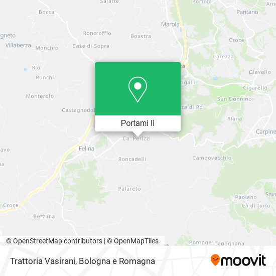 Mappa Trattoria Vasirani