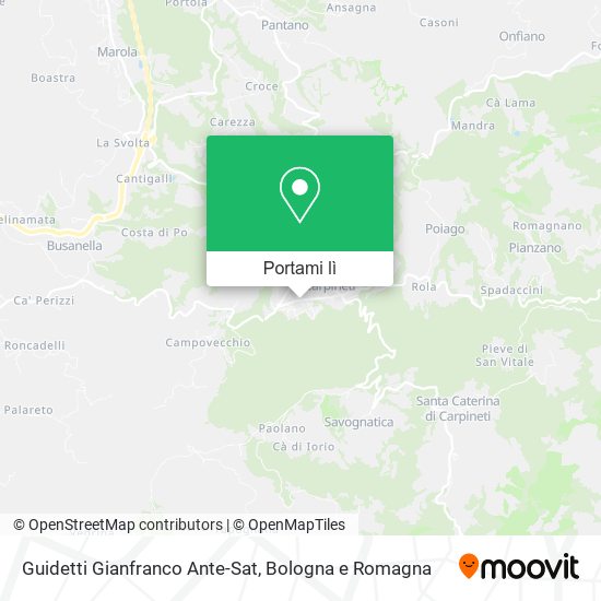Mappa Guidetti Gianfranco Ante-Sat