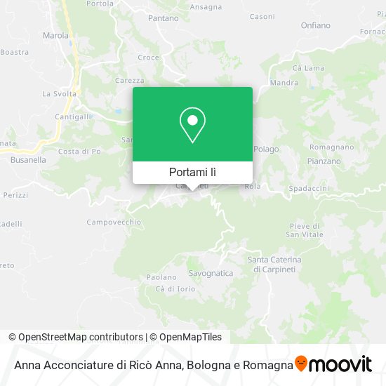 Mappa Anna Acconciature di Ricò Anna