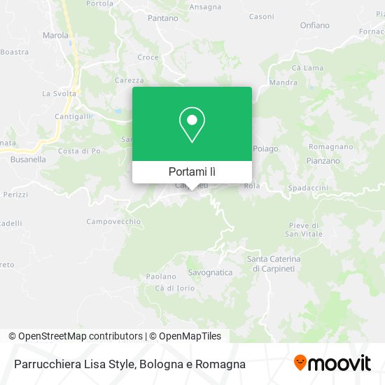 Mappa Parrucchiera Lisa Style