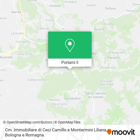 Mappa Cm. Immobiliare di Ceci Camillo e Montermini Liliana