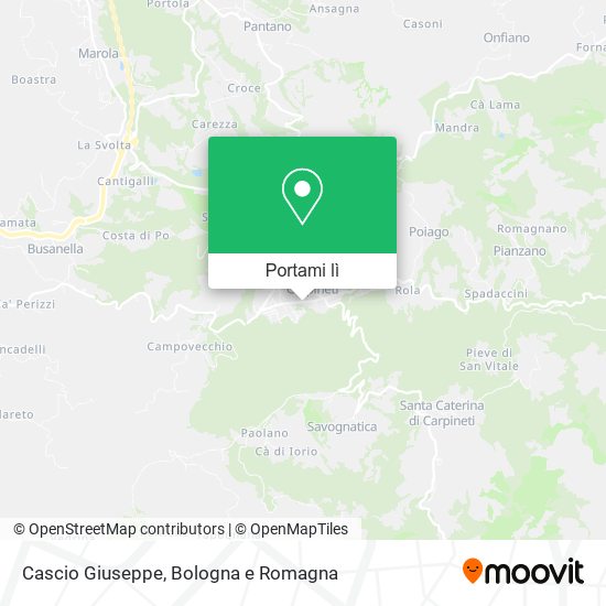 Mappa Cascio Giuseppe