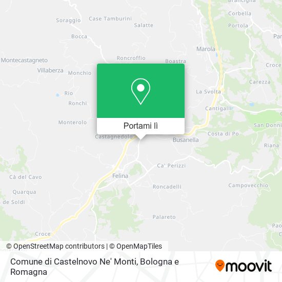 Mappa Comune di Castelnovo Ne' Monti