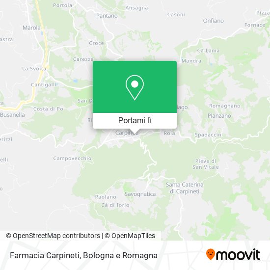 Mappa Farmacia Carpineti