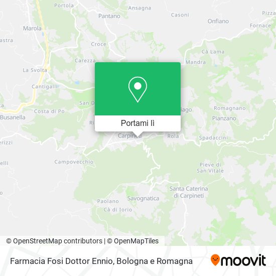 Mappa Farmacia Fosi Dottor Ennio