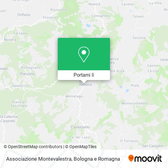 Mappa Associazione Montevalestra