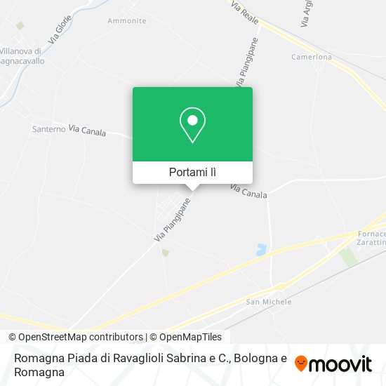 Mappa Romagna Piada di Ravaglioli Sabrina e C.