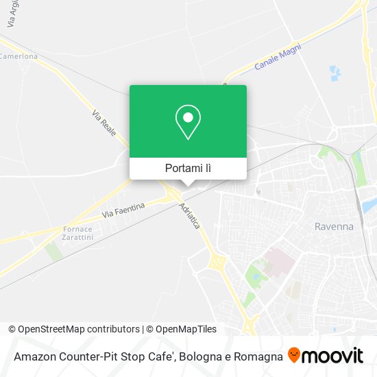 Mappa Amazon Counter-Pit Stop Cafe'