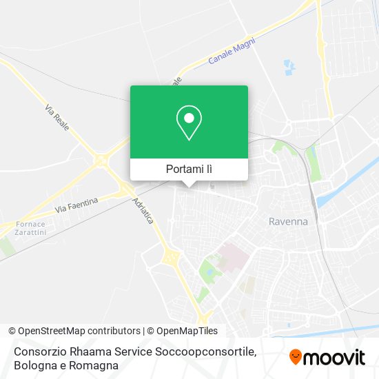 Mappa Consorzio Rhaama Service Soccoopconsortile
