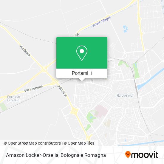 Mappa Amazon Locker-Orselia