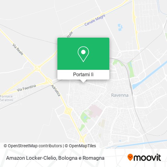 Mappa Amazon Locker-Clelio