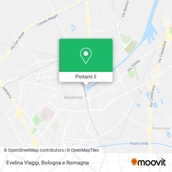 Mappa Evelina Viaggi