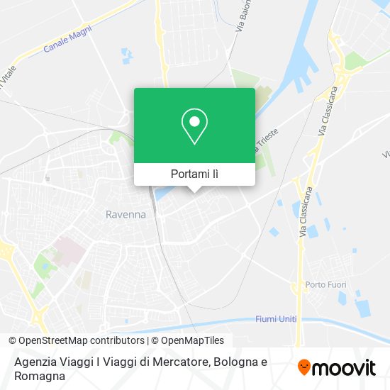 Mappa Agenzia Viaggi I Viaggi di Mercatore