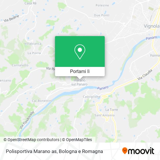 Mappa Polisportiva Marano as