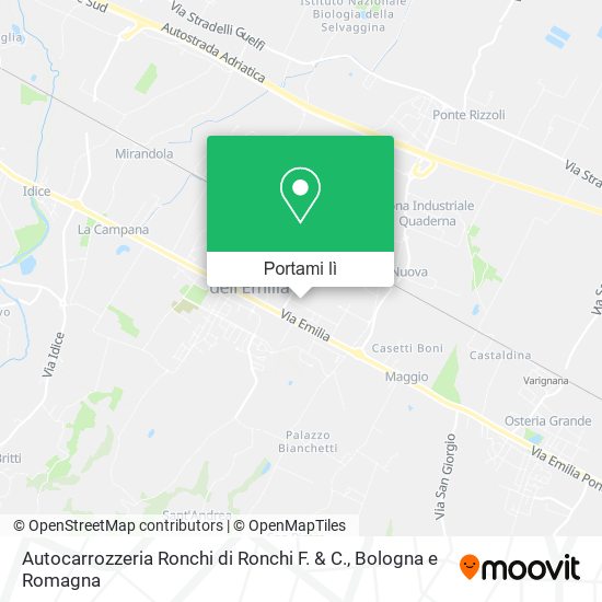Mappa Autocarrozzeria Ronchi di Ronchi F. & C.