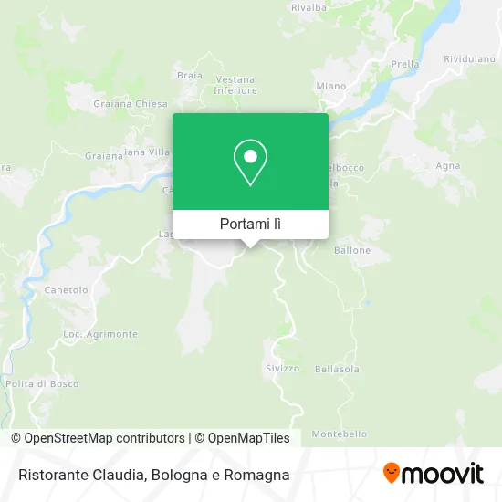 Mappa Ristorante Claudia