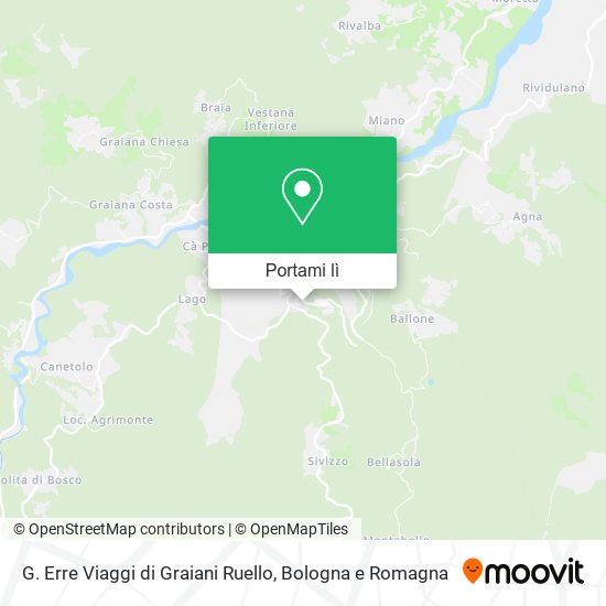 Mappa G. Erre Viaggi di Graiani Ruello
