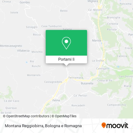 Mappa Montana Reggiobirra