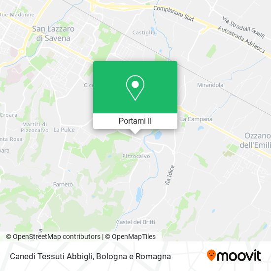 Mappa Canedi Tessuti Abbigli