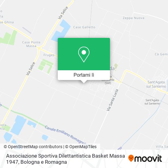 Mappa Associazione Sportiva Dilettantistica Basket Massa 1947