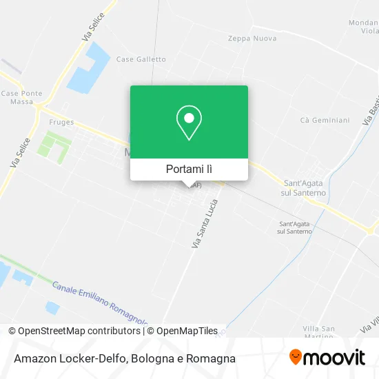 Mappa Amazon Locker-Delfo
