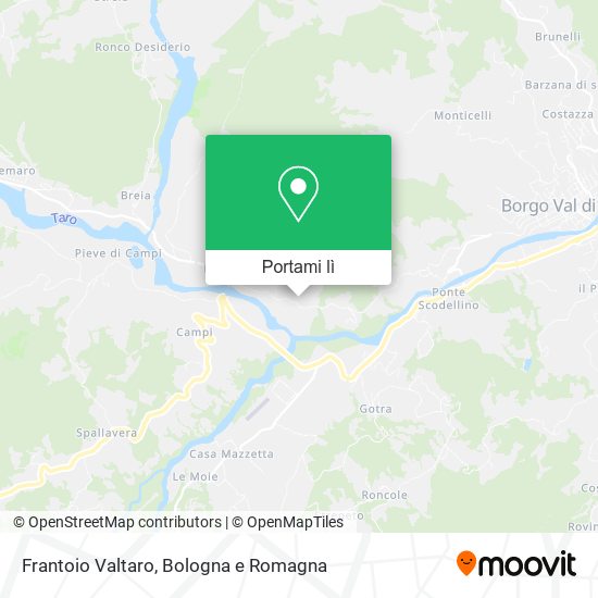 Mappa Frantoio Valtaro