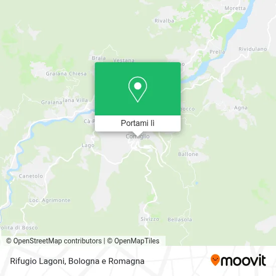 Mappa Rifugio Lagoni