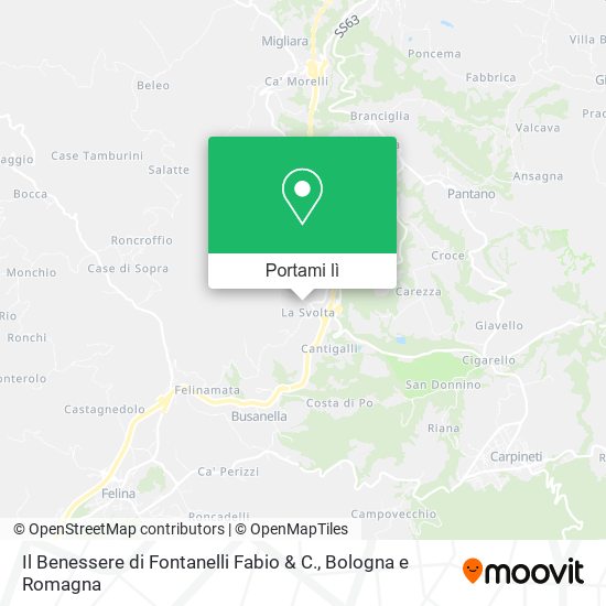 Mappa Il Benessere di Fontanelli Fabio & C.
