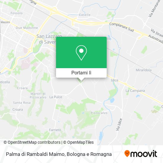 Mappa Palma di Rambaldi Maimo