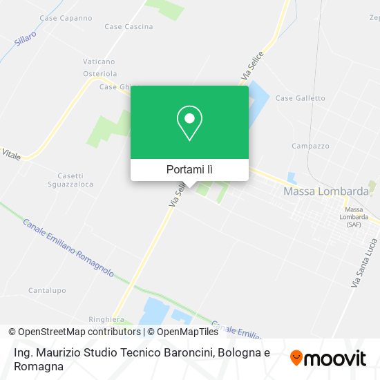 Mappa Ing. Maurizio Studio Tecnico Baroncini