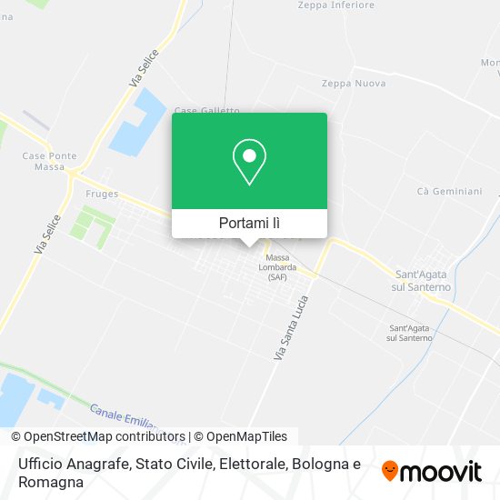 Mappa Ufficio Anagrafe, Stato Civile, Elettorale