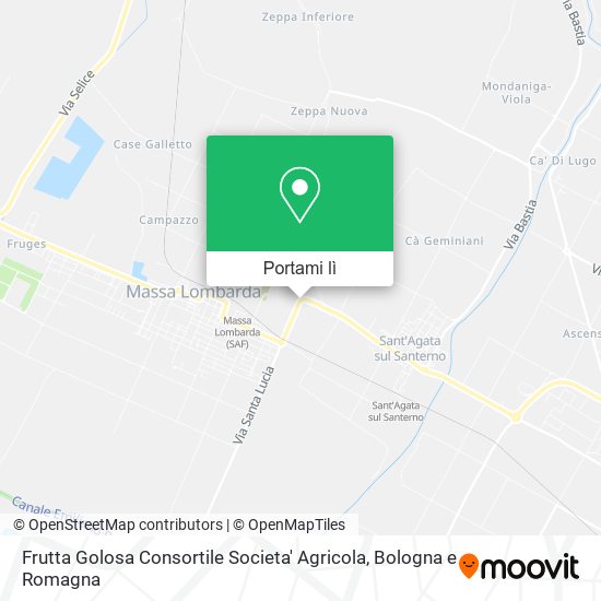 Mappa Frutta Golosa Consortile Societa' Agricola