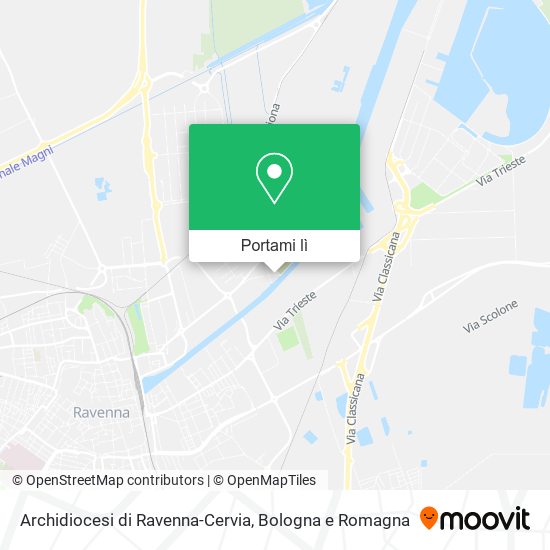 Mappa Archidiocesi di Ravenna-Cervia