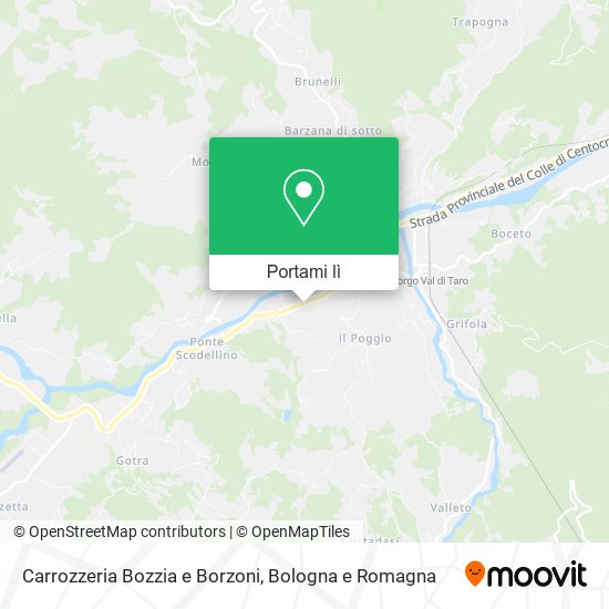 Mappa Carrozzeria Bozzia e Borzoni
