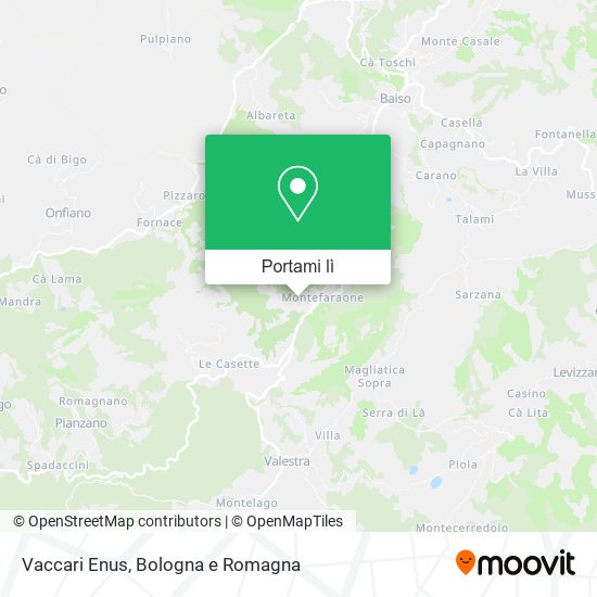Mappa Vaccari Enus